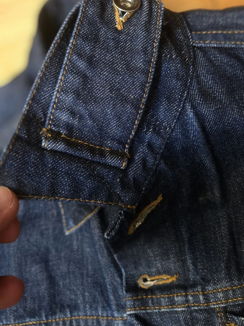 Engineered Garments Men's Dark Blue Denim Jacket - Classic Trucker Style. Xsmall - Picture 6 of 12